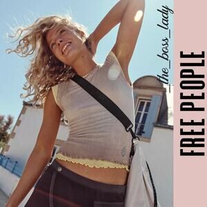 Free People tee top stretchy activewear sportswear yoga Movement